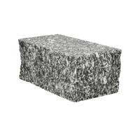 Kostka granitowa cięto-łupana płomieniowana ciemnoszara KOŚMIN (20x10x6)