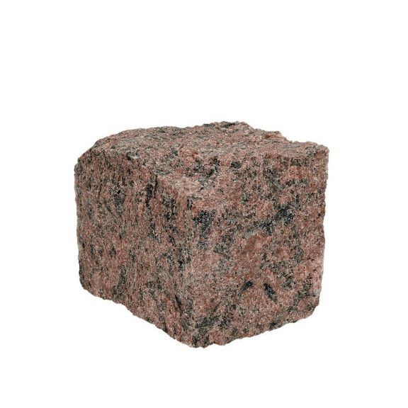 Kostka granitowa łupana czerwona VANGA 7/9 (8x8x8)
