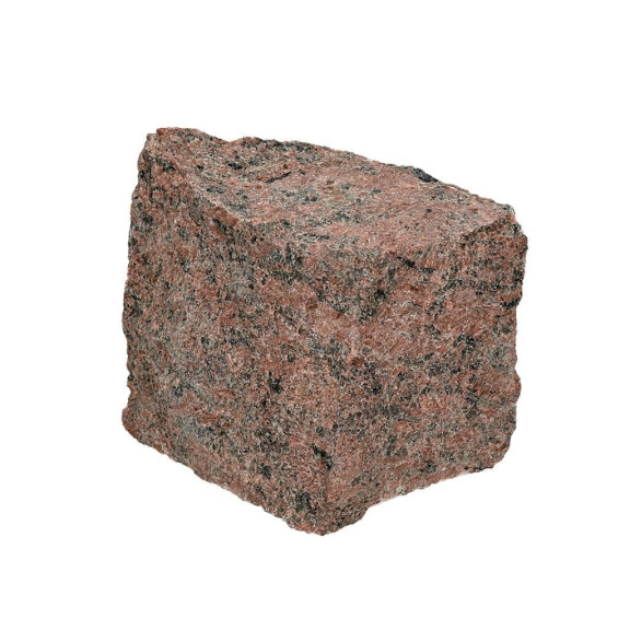 Kostka granitowa łupana czerwona VANGA 8/11/6 (10x10x6)