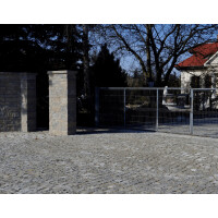 Kostka granitowa łupana jasnoszara STRZEGOM 8/11 (10x10x10)