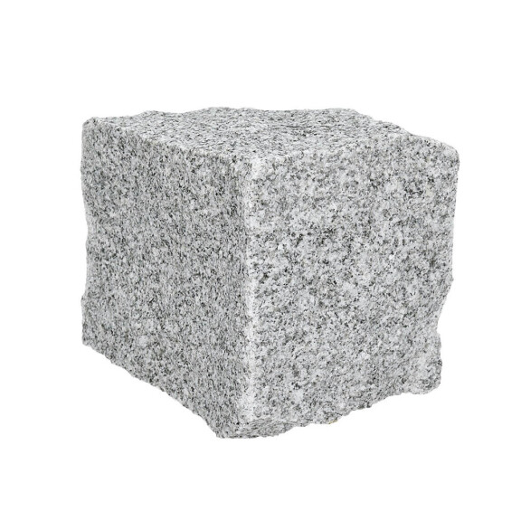 Kostka granitowa łupana szary STRZELIN 15/17 (16x16x16)
