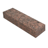 Stopień granitowy blokowy płomieniowany czerwona VANGA (100x30x15)