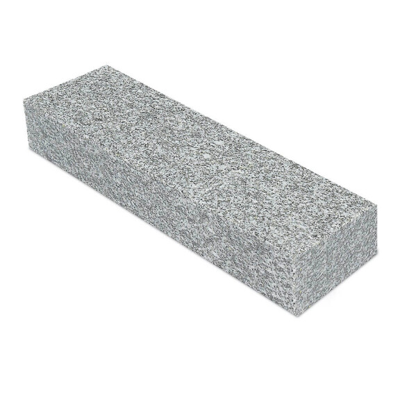 Stopień granitowy blokowy płomieniowany szary STRZELIN (100x30x15)