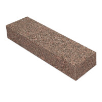 Stopień granitowy blokowy płomieniowany brązowy BOHUS (60x35x15)