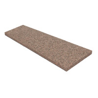 Stopnica granitowa okładzinowa płomieniowana brązowa BOHUS (80x34x4)