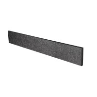 Podstopnica granitowa okładzinowa płomieniowana czarna SZWED (120x13x4)