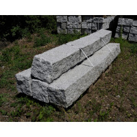 Słup granitowy łupany jasnoszary STRZEGOM (25x25x200)
