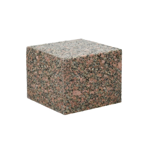 Kostka granitowa cięta płomieniowana brązowy BOHUS (10x10x6)