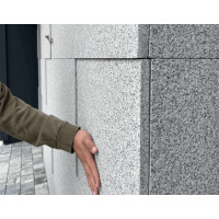 Płyta granitowa tarasowa płomieniowana szara G703 New Bianco Cristal (60x40x3)