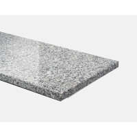 Parapet granitowy polerowany jasnoszary STRZEGOM (gr. 3 cm)