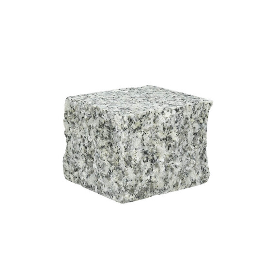 Kostka granitowa cięto-łupana płomieniowana jasnoszara GRANICZNA (10x10x8)