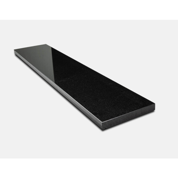 Parapet granitowy polerowany czarny SZWED (gr. 2 cm)