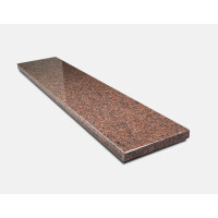 Parapet granitowy polerowany czerwony VANGA (gr. 2 cm)