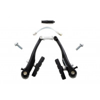 Szczęki hamulca V-Brake Saccon alu sprężyna śrubowa NDS 110mm czarne