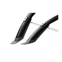 Błotnik Simpla UBIQUIT SDL 45mm 28" kpl - czarno-szary, Kolor czarno-szary