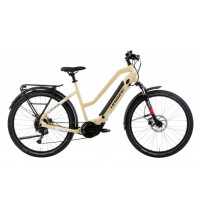 Rower trekkingowy elektryczny Haibike Trekking 4 Mid - kremowy-biały, Kolor kremowy-biały, Rozmiar ramy L