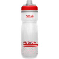 Bidon CamelBak Podium Chill 620ml - biało-czerwony, Kolor biało-czerwony