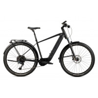 Rower trekkingowy elektryczny Unibike Tracker 2024 - czarny, Kolor czarny, Rozmiar ramy 21"