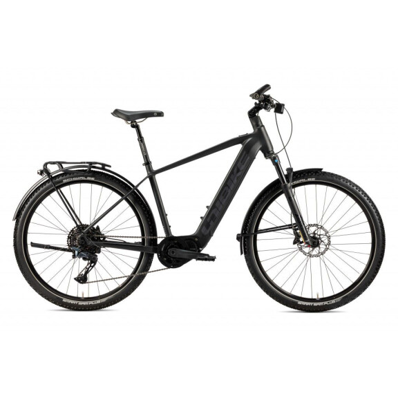 Rower trekkingowy elektryczny Unibike Tracker 2024 - czarny, Kolor czarny, Rozmiar ramy 21"