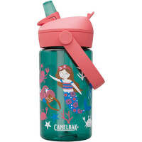 Butelka Tritanowa CAMELBAK Thrive Flip Straw Kids 400ml - zielony-różowy, Kolor zielony-różowy