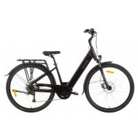 Rower trekkingowy elektryczny Ecobike LX100 - czarny, Kolor czarny, Rozmiar ramy 17", Pojemność baterii 504 Wh