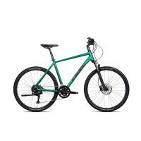 Rower crossowy Unibike Crossfire Man 2025 - zielony, Kolor zielony, Rozmiar ramy 17"