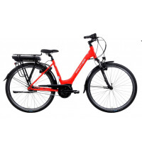 Rower miejski elektryczny Panther e-Ancona BOSCH- czerwony, Kolor czerwony, Rozmiar ramy 53cm