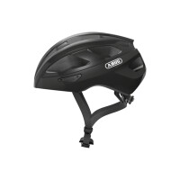 Kask rowerowy Abus Macator - czarny, Kolor czarny, Rozmiar M