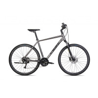 Rower crossowy Unibike Flash Man 2025 - czarny, Kolor grafitowy, Rozmiar ramy 17"