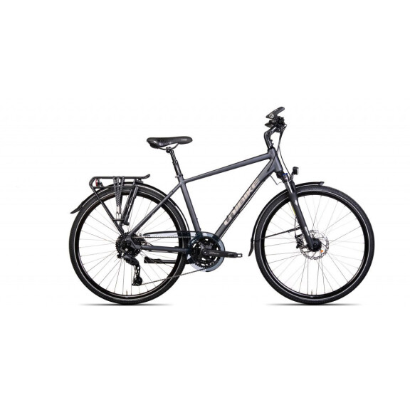 Rower trekkingowy Unibike Atlantis Man 2025 - szary, Kolor szary, Rozmiar ramy 17"