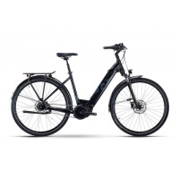 Rower miejski elektryczny R-Raymon CityRay E 7.0 CB, Kolor czarno-szary, Rozmiar ramy S