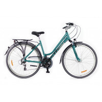 Rower trekkingowy Storm Marathon 4.0 Lady, Kolor zielony, Rozmiar ramy 19"