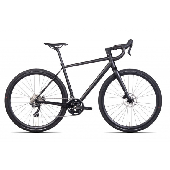 Rower gravel Unibike Geos 2025 - czarny, Kolor czarny, Rozmiar ramy 53cm