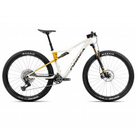 Rower górski Orbea Oiz M10 AXS 2025 - biało-żółty, Kolor biało-żółty, Rozmiar ramy M