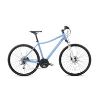 Rower crossowy Romet Orkan 4 D 2024 - niebiesko-granatowo-srebrny, Kolor niebiesko-granatowo-srebrny, Rozmiar ramy 18"