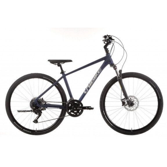 Rower crossowy Unibike Crossfire Man 2025 - granatowy, Kolor granatowy, Rozmiar ramy 19"