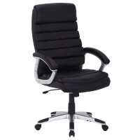 Fotel obrotowy Q-087 czarny ekoskóra