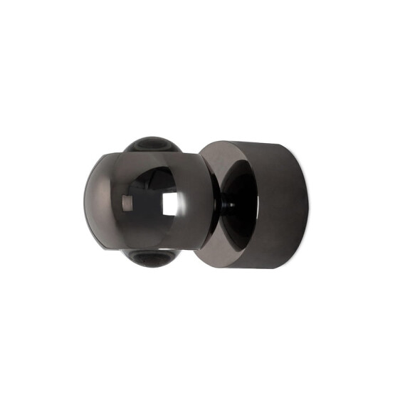 Lampa ścienna EOS czarny chrom