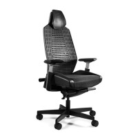 Fotel ergonomiczny Ronin czarny stelaż z elastomerem