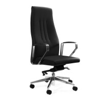 Fotel gabinetowy Tweed skóra naturalna