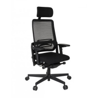 Fotel ergonomiczny Xilium mesh black ERN-ST
