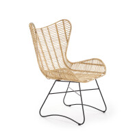 Fotel Uszak Indiana rattan
