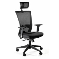 Fotel ergonomiczny Ergonic czarny. PROMOCJA 3+1 tylko w maju!