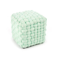Pufa Rubik jasno zielona