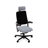 Fotel ergonomiczny Xilium mesh black ER-ST