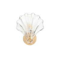 Lampa ścienna CONCHA złota