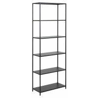 Regał metalowy Newcastle 185 cm czarny