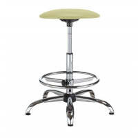 Taboret specjalistyczny Goliat RB CR z podnóżkiem, chrom