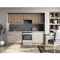 Kuchnia Tatiana 240 dąb sonoma - orzech, kaszmir