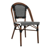 Krzesło Cafe Paris brązowe rattan